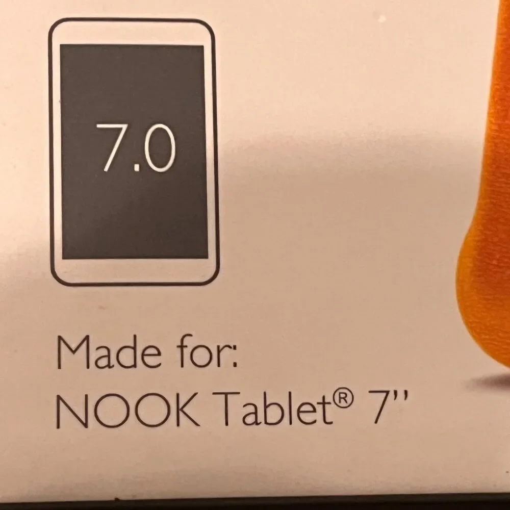 Barnes & Noble Nook‎ Tablet Bumper for Kids 7-Inch Orange (NEW/e/x)